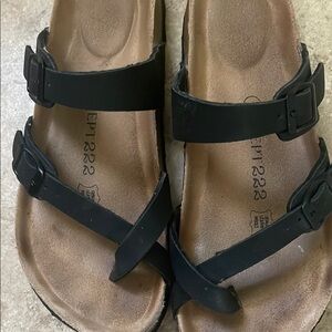 Black Strappy Sandals